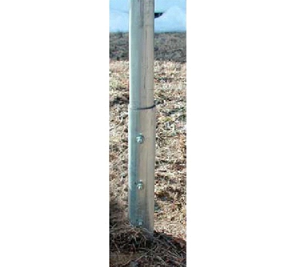 3' ground post for 1.31" diameter pipe